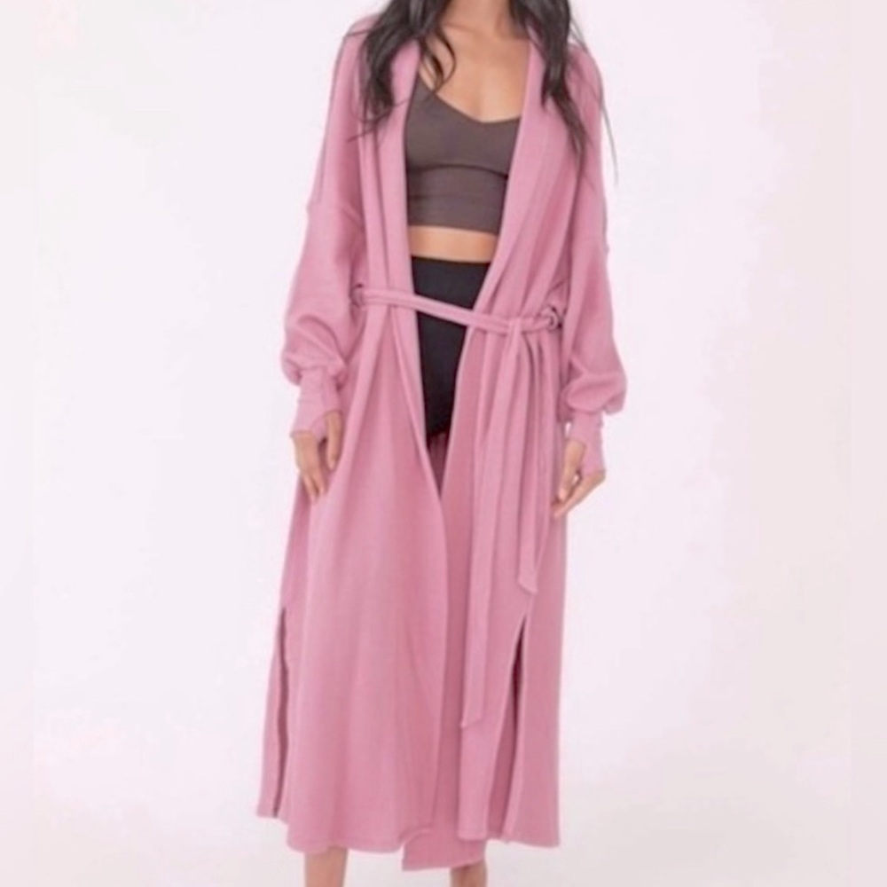 Free People Intimately Under the Stars, Foxglove Thermal Cardigan Robe Sz S